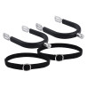 Éperons homme Imperial Riding Basic 20 mm avec revêtement silicone - Argent