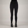 Pantalon d'équitation Euro-Star Aurelle diamond FullGrip femme - Noir