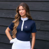 Polo de concours manches courtes Imperial Riding Basic femme - Marine