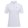 Polo de concours manches courtes Imperial Riding Basic femme - Blanc