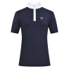 Polo de concours manches courtes Imperial Riding Basic glam femme - Marine