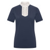 Polo de concours manches courtes Imperial Riding Shine femme - Marine