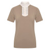 Polo de concours manches courtes Imperial Riding Shine femme - Paille