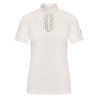 Polo de concours manches courtes Imperial Riding Shine femme - Blanc