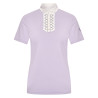 Polo de concours manches courtes Imperial Riding Shine femme - Glycine