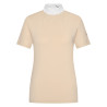 Polo de concours manches courtes Imperial Riding Shines femme - Gris / sable