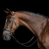 Rênes Imperial Riding en cuir lisse - Marron foncé
