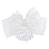 Résille pour cheveux avec résille et perles Imperial Riding - Blanc