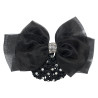 Résille pour cheveux avec résille et strass Imperial Riding - Noir