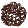 Résille pour cheveux avec strass Imperial Riding - Marron foncé