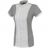 Polo Diamantina femme manches courtes Flags & Cup - Gris