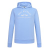 Sweat à capuche HV Polo Jewel femme - Powder blue