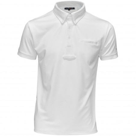 Polo homme Urbano manches courtes Flags & Cup Blanc