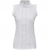 Polo Diamantina femme sans manches Flags & Cup - Blanc