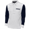 Polo homme Urbano manches longues Flags & Cup - Bleu marine