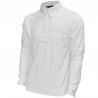 Polo homme Urbano manches longues Flags & Cup - Blanc
