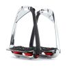 Etriers Flex-On Iron-S Chrome IUG noir - Noir / rouge