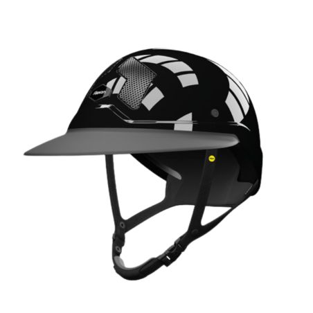 Casque Mips Flex-on Armet noir visière Angel Star jugulaire noir
