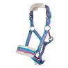 Licol Funny Horses HKM - Violet / aqua / argent