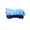 Couverture highneck HKM Norwich 600D 100g - Bleu foncé / bleu clair