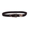 Ceinture élastique Rosegold Glamour Style HKM - Marron / or rose