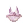 Bonnet anti-mouches Hobby Horsing Print HKM - Violet avec marguerite
