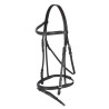 Bridon Cheval de Trait Cuir - Noir