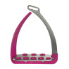 Etriers de sécurité Veredus Steel1 Vita - Argent / rose