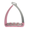 Etriers de sécurité Veredus Steel1 Vita - Argent / rose clair