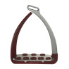 Etriers de sécurité Veredus Steel1 Vita - Argent / bordeaux