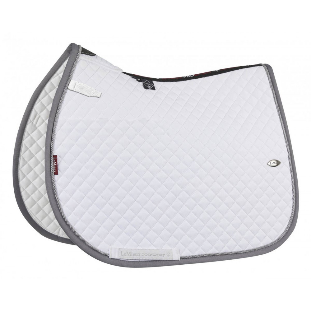 Tapis de selle Square Dressage Sensitive blanc Soldes de printemps