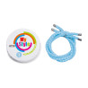Kit de passepoils Casco My Style rayés - Bleu clair réflective