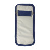 Extension de poitrail Bucas - Marine / argent