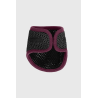 Doublures des protèges-boulets coqués en 3D mesh velours ProConfort Darial - Noir / bordeaux