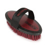 Brosse douce Ezi-Groom Shires 17 cm - Bordeaux