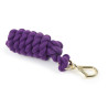 Longe torsadée Shires - Violet