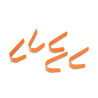 Crochets pour l'écurie Shires - Orange