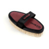 Brosse douce avec poils de chèvre Ezi-Groom Shires - Bordeaux