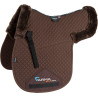 Tapis de selle Numnah SupaFleece Performance Shires - Marron