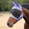 Masque anti-mouches Shires FlyGuard Pro Fine Mesh avec oreilles - Bleu ciel