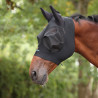 Masque anti-mouches extensible Shires FlyGuard Pro avec oreilles - Jais