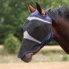 Masque anti-mouches Shires FlyGuard Pro Fine Mesh passage d'oreilles avec nez - Marine