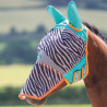Masque anti-mouches Shires FlyGuard Pro ZEB-TEK - Imprimé zèbre