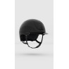 Casque Kask Kooki jugulaire marron clair - Noir brillant