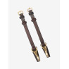 Montants LeMieux Clips huilés Kudos - Marron / laiton