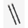 Montants LeMieux Hunter cousus - Noir / argent