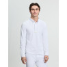 Polo de concours LeMieux manches longues homme - Blanc