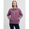 Sweat demi-zippé LeMieux Connie femme - Mallow