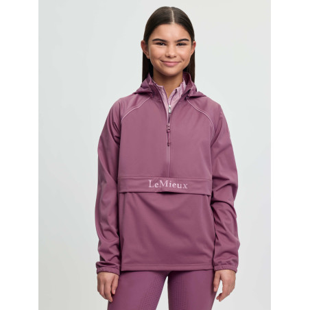 Veste imperméable LeMieux Young Rider fermeture éclair trois-quarts Paige