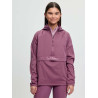 Veste imperméable LeMieux Young Rider fermeture éclair trois-quarts Paige - Mallow